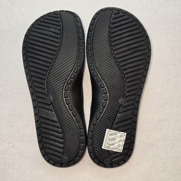 Air Balance Clog Flip Flops Womens Size 7 Water Shoes Slides Slide Black Aqua - Picture 4 of 4